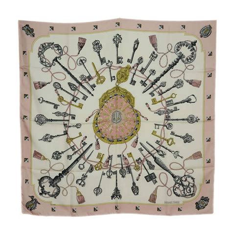 hermes pink keys les cles silk 90cm square scarf|Hermes Les Cles .